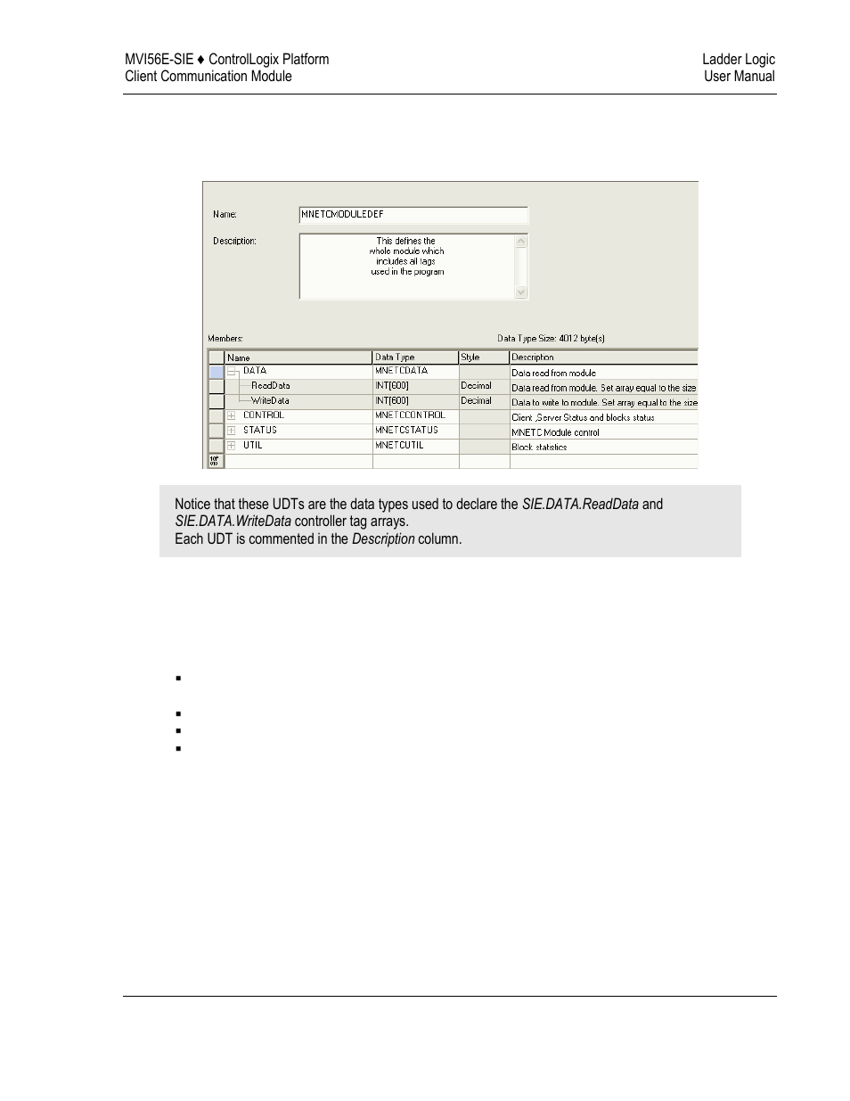 3 using controller tags, Using controller tags | ProSoft Technology MVI56E-SIE User Manual | Page 107 / 168