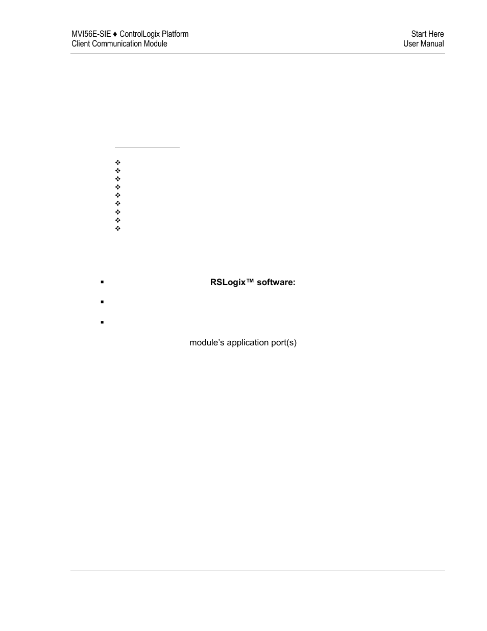 1 start here, 1start here | ProSoft Technology MVI56E-SIE User Manual | Page 11 / 168