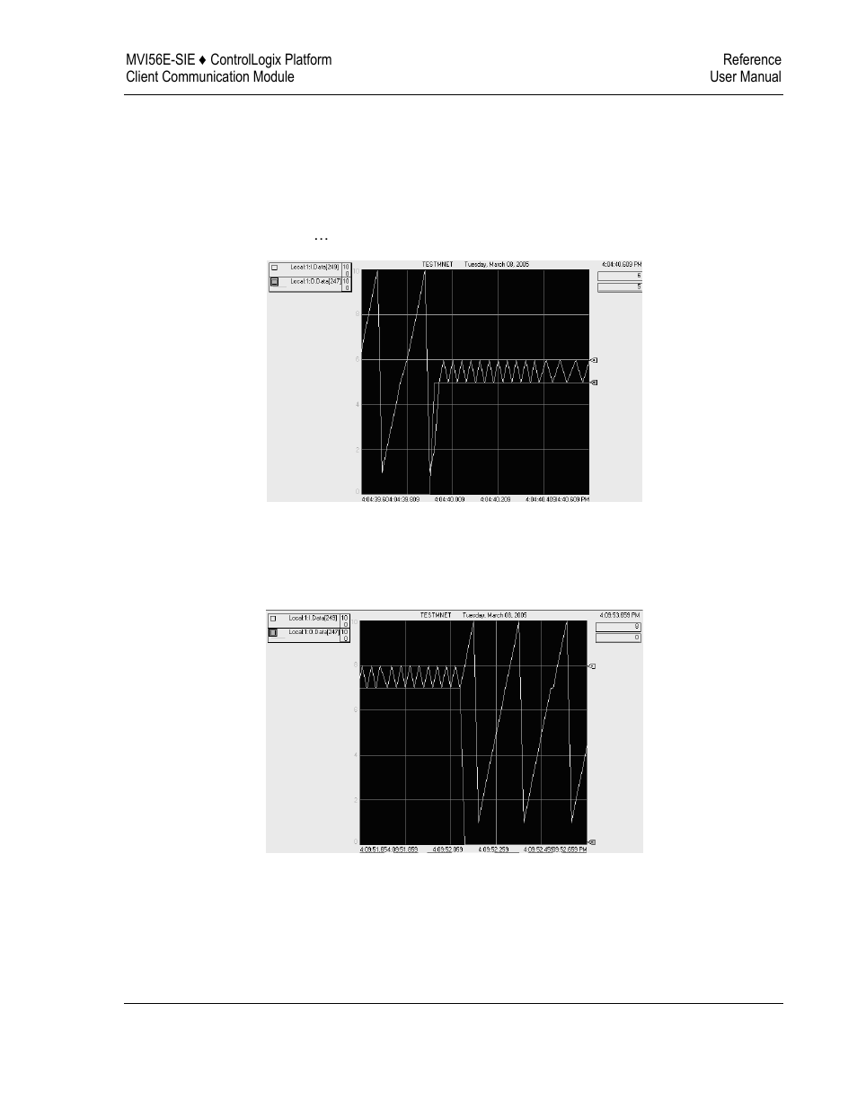 Select priority read block = 5, Select priority read block = 0 | ProSoft Technology MVI56E-SIE User Manual | Page 141 / 168