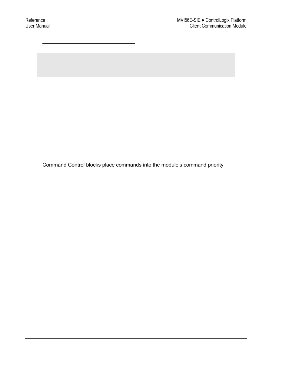Command control (blocks 5001 to5016) | ProSoft Technology MVI56E-SIE User Manual | Page 144 / 168