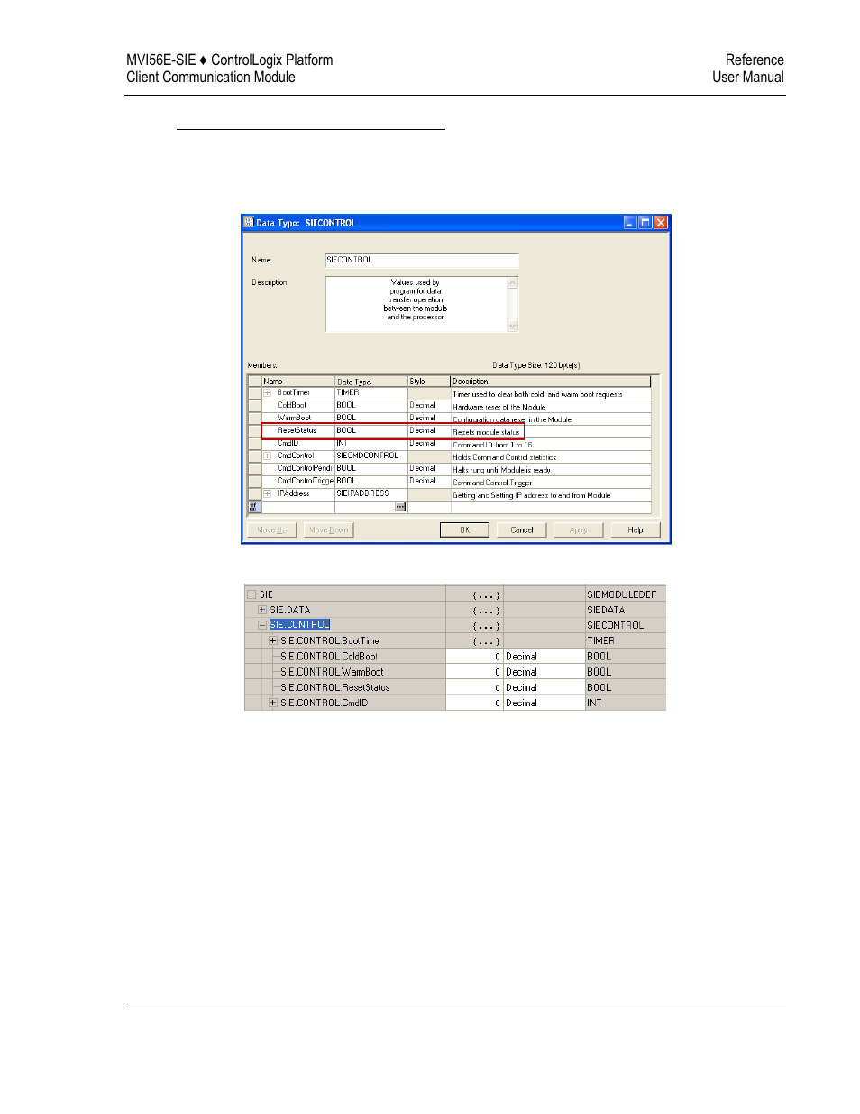 Reset module status (block 9971) sie | ProSoft Technology MVI56E-SIE User Manual | Page 147 / 168