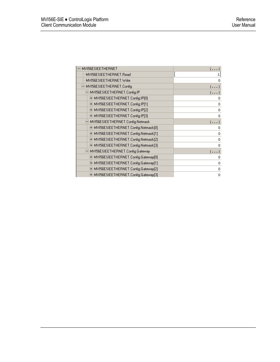 4 reading the ethernet settings from the module | ProSoft Technology MVI56E-SIE User Manual | Page 159 / 168