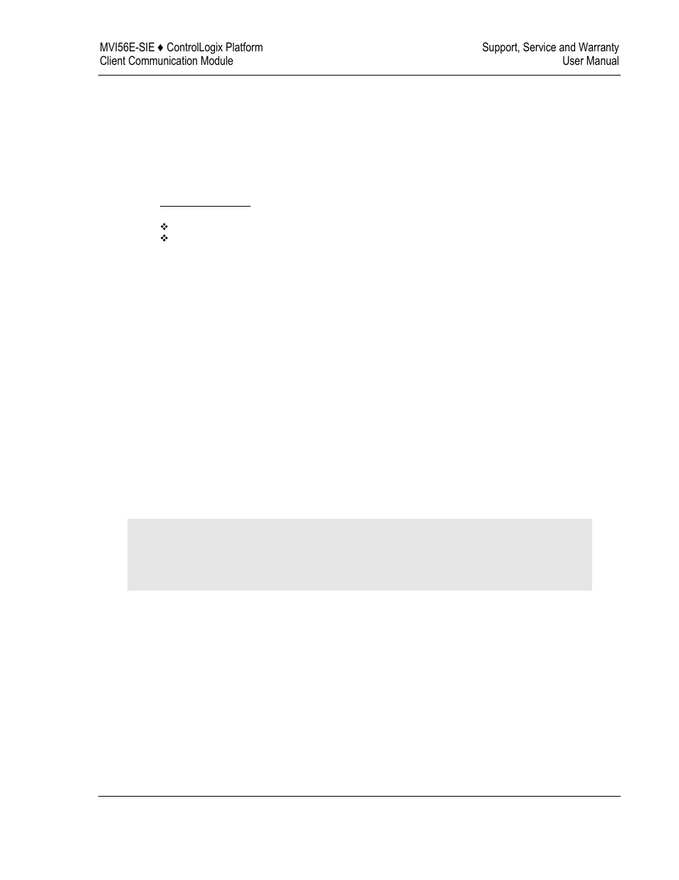 6 support, service and warranty, 1 contacting technical support, 6support, service and warranty | ProSoft Technology MVI56E-SIE User Manual | Page 165 / 168