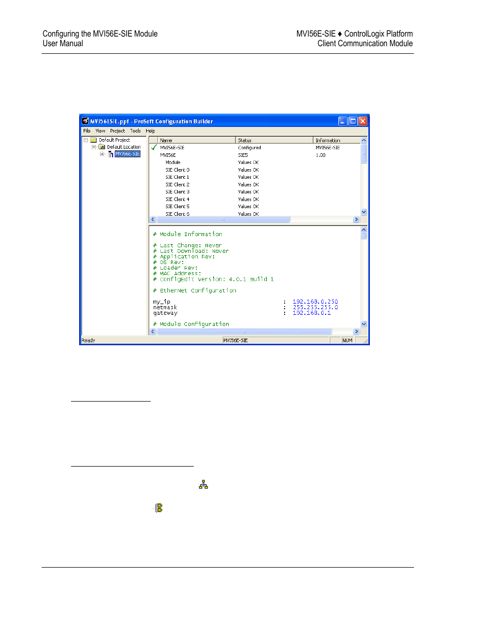 2 setting module parameters, Renaming an object, Configuring module parameters | ProSoft Technology MVI56E-SIE User Manual | Page 42 / 168