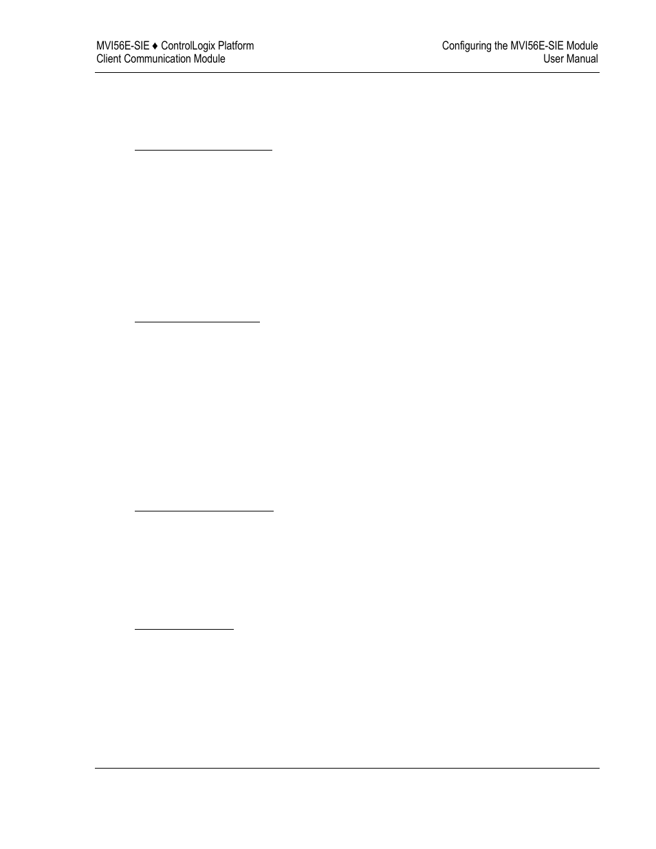 4 sie client x, Client error/status pointer, Command error pointer | Minimum command delay, Response timeout | ProSoft Technology MVI56E-SIE User Manual | Page 47 / 168
