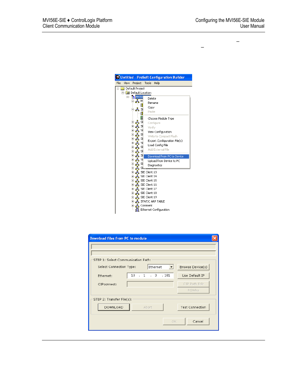 ProSoft Technology MVI56E-SIE User Manual | Page 73 / 168