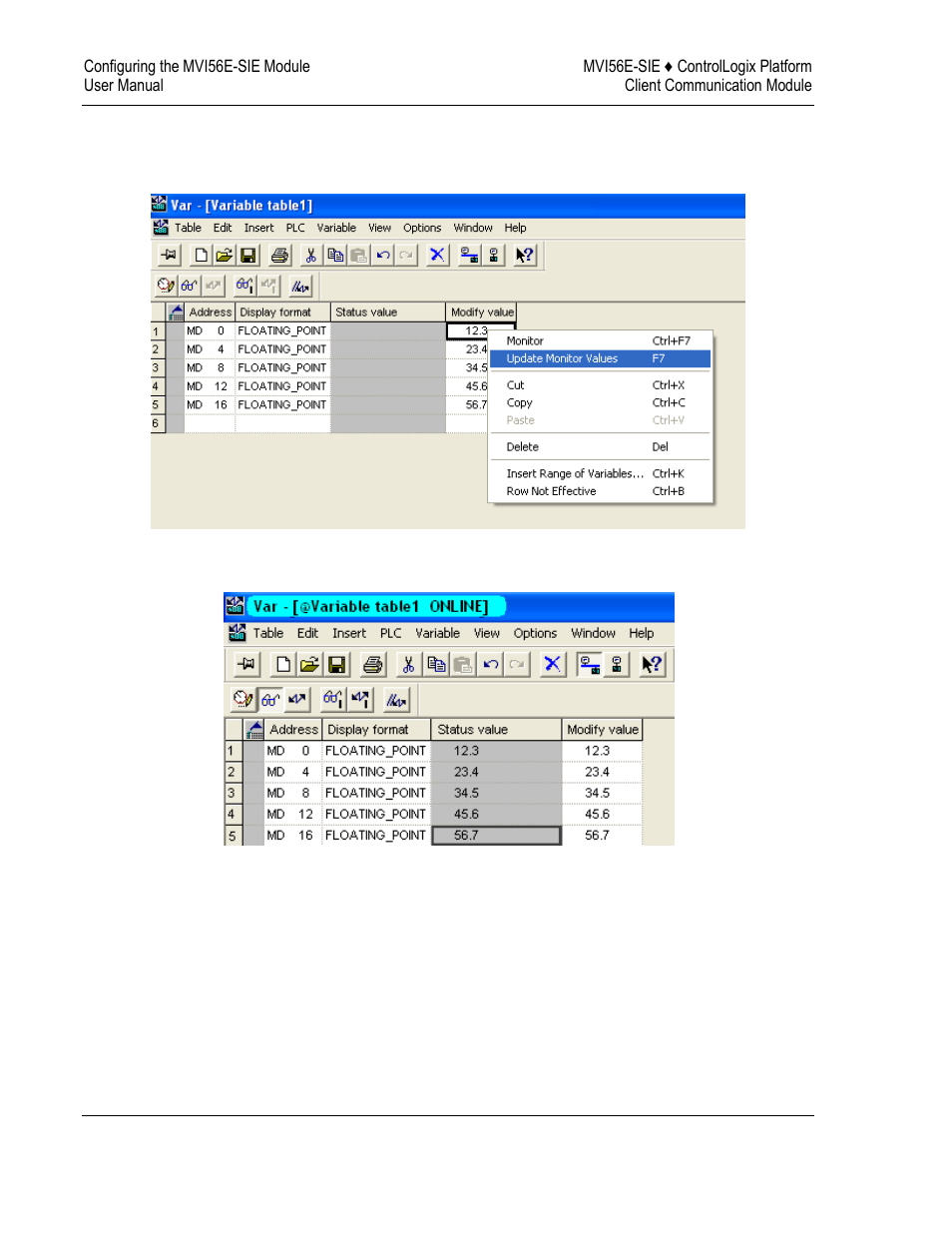 ProSoft Technology MVI56E-SIE User Manual | Page 78 / 168