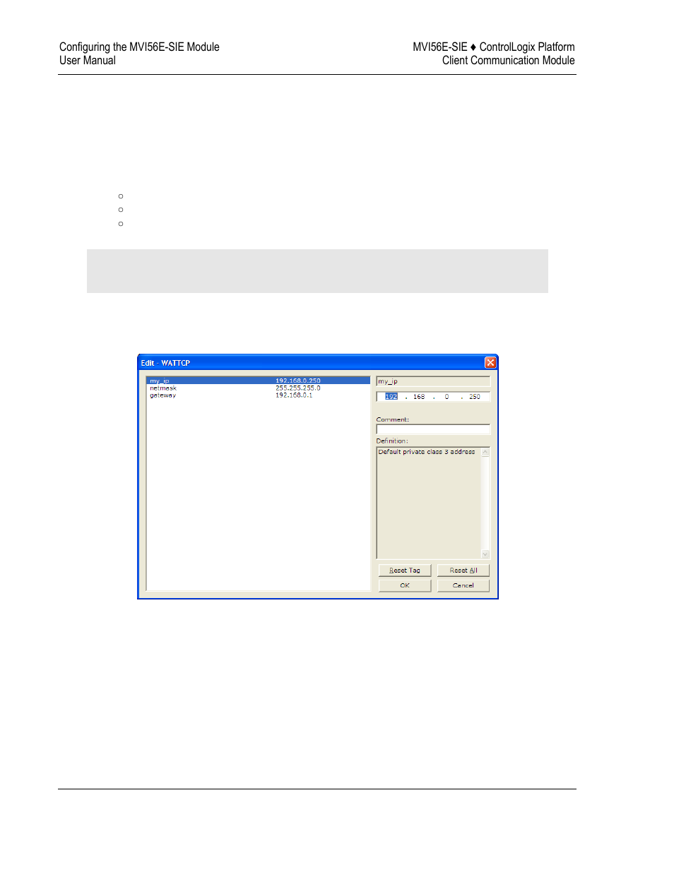 8 ethernet configuration | ProSoft Technology MVI56E-SIE User Manual | Page 86 / 168