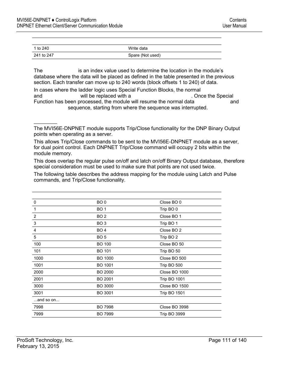 ProSoft Technology MVI56E-DNPNET User Manual | Page 111 / 140