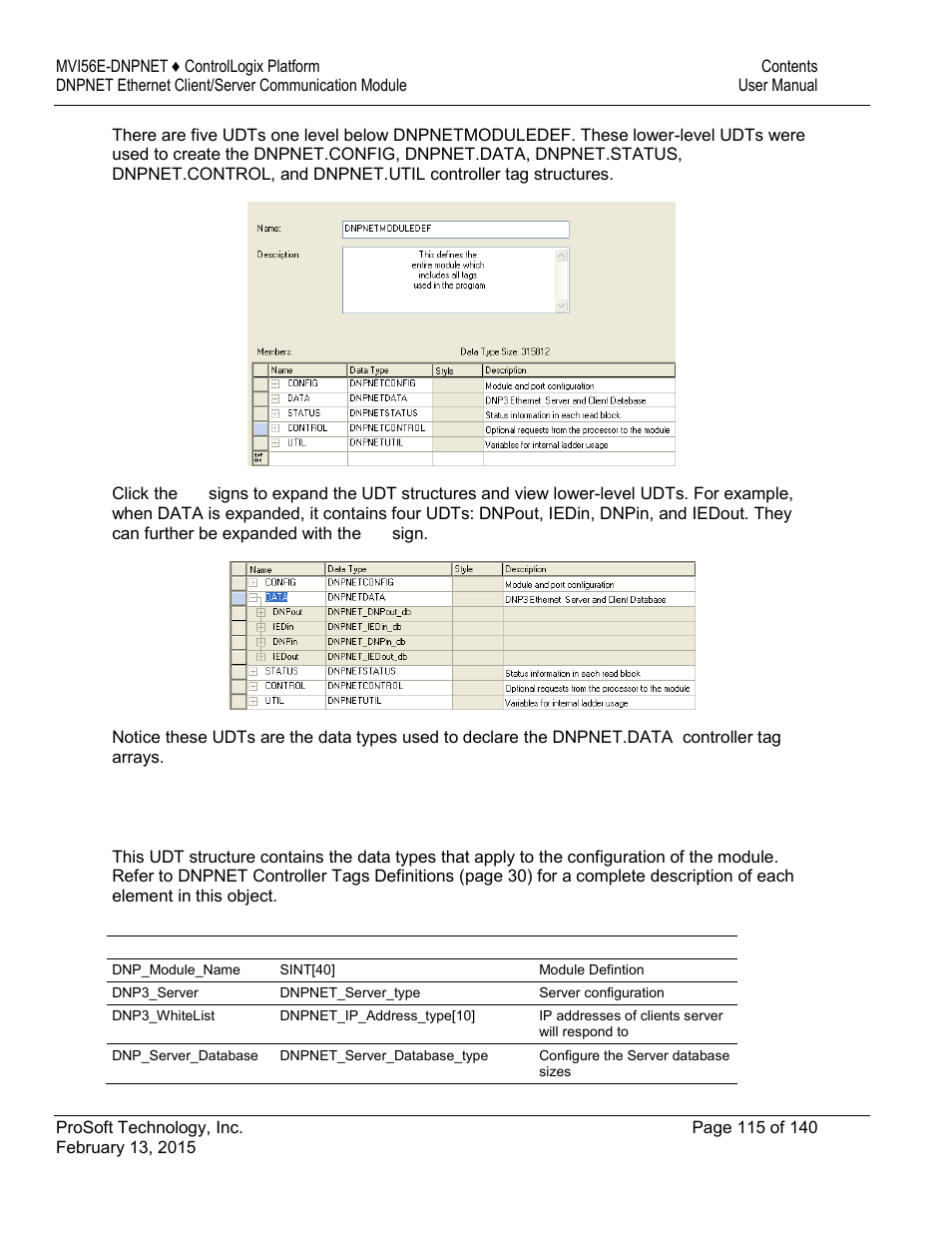 ProSoft Technology MVI56E-DNPNET User Manual | Page 115 / 140