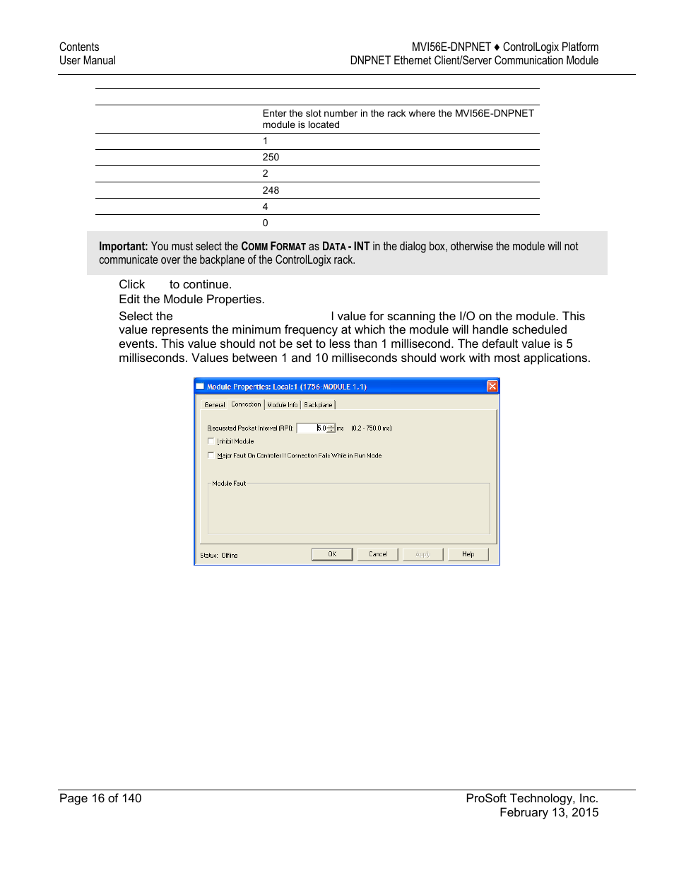 ProSoft Technology MVI56E-DNPNET User Manual | Page 16 / 140