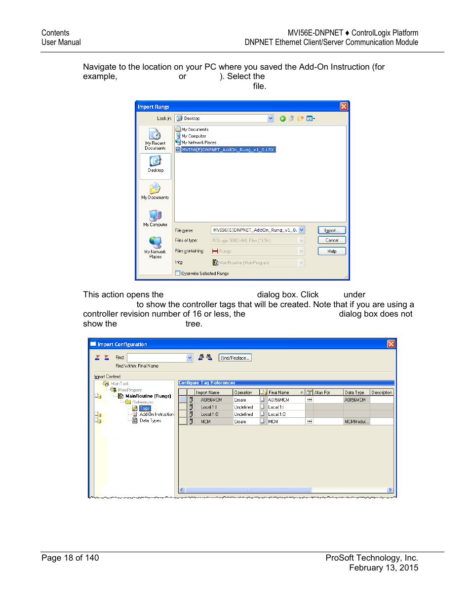 ProSoft Technology MVI56E-DNPNET User Manual | Page 18 / 140