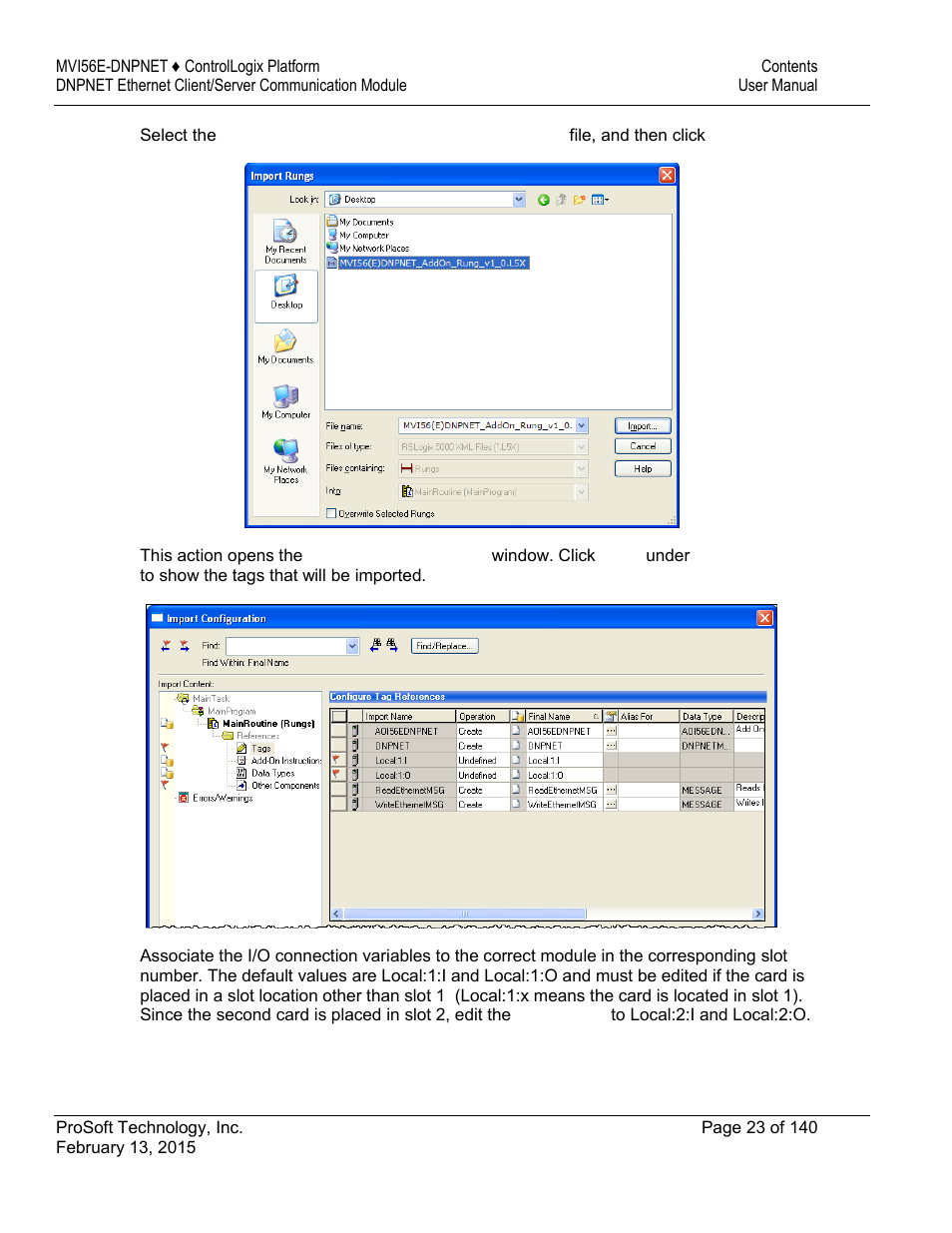 ProSoft Technology MVI56E-DNPNET User Manual | Page 23 / 140
