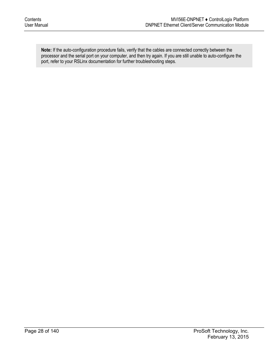 ProSoft Technology MVI56E-DNPNET User Manual | Page 28 / 140