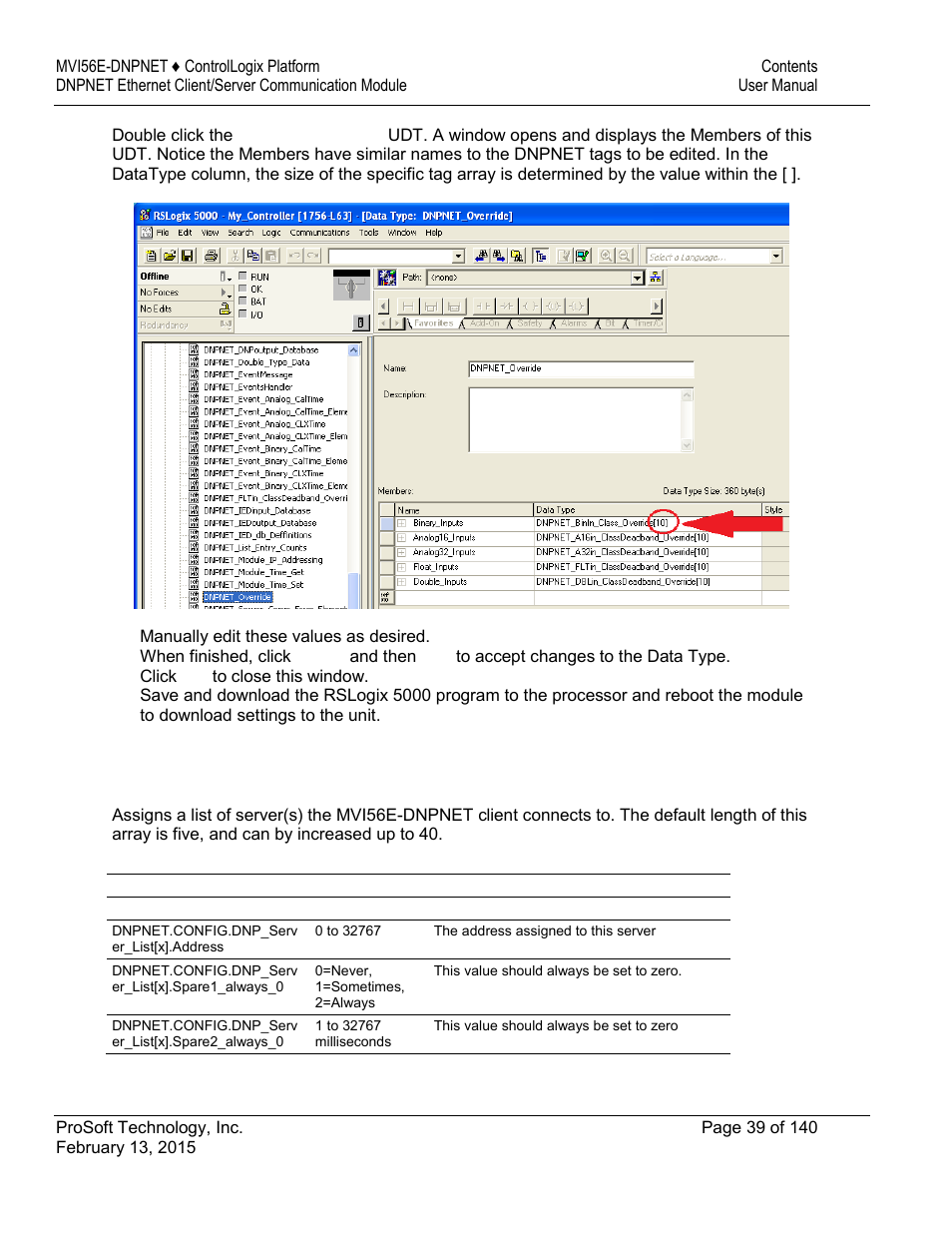 ProSoft Technology MVI56E-DNPNET User Manual | Page 39 / 140
