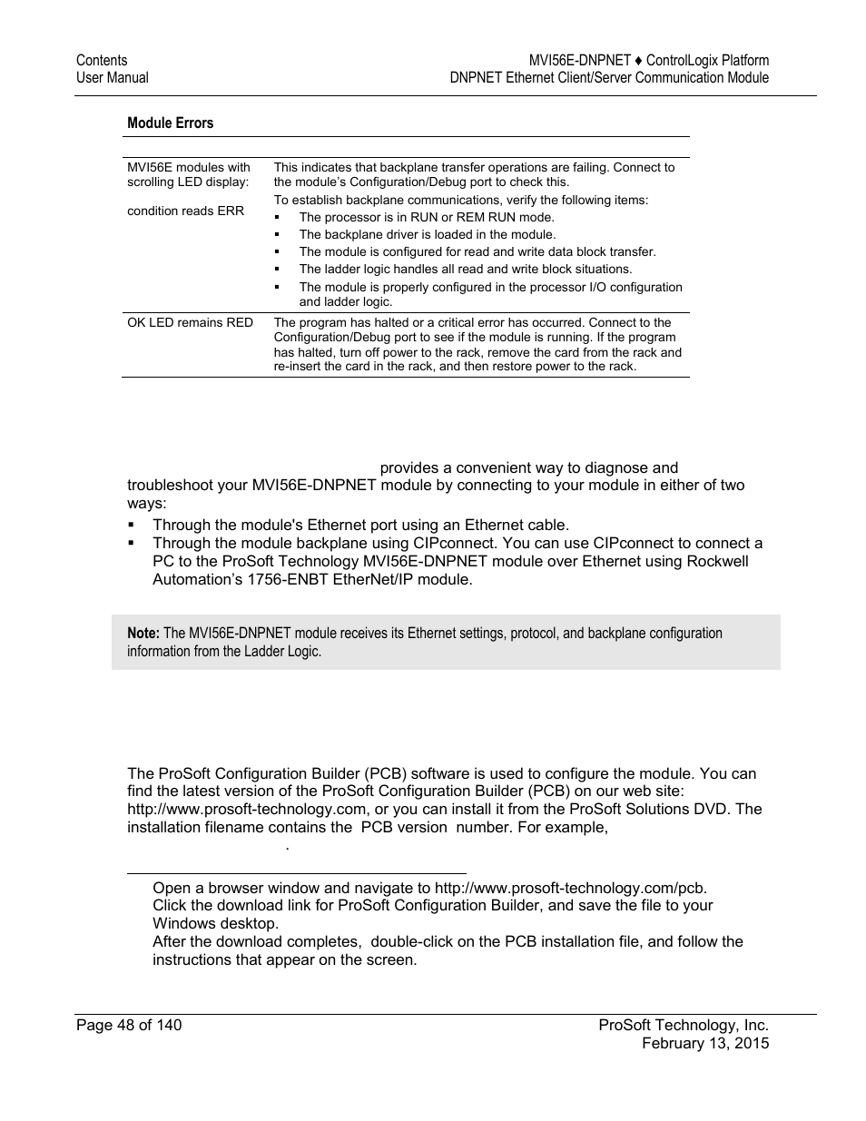 Setting up prosoft configuration builder | ProSoft Technology MVI56E-DNPNET User Manual | Page 48 / 140