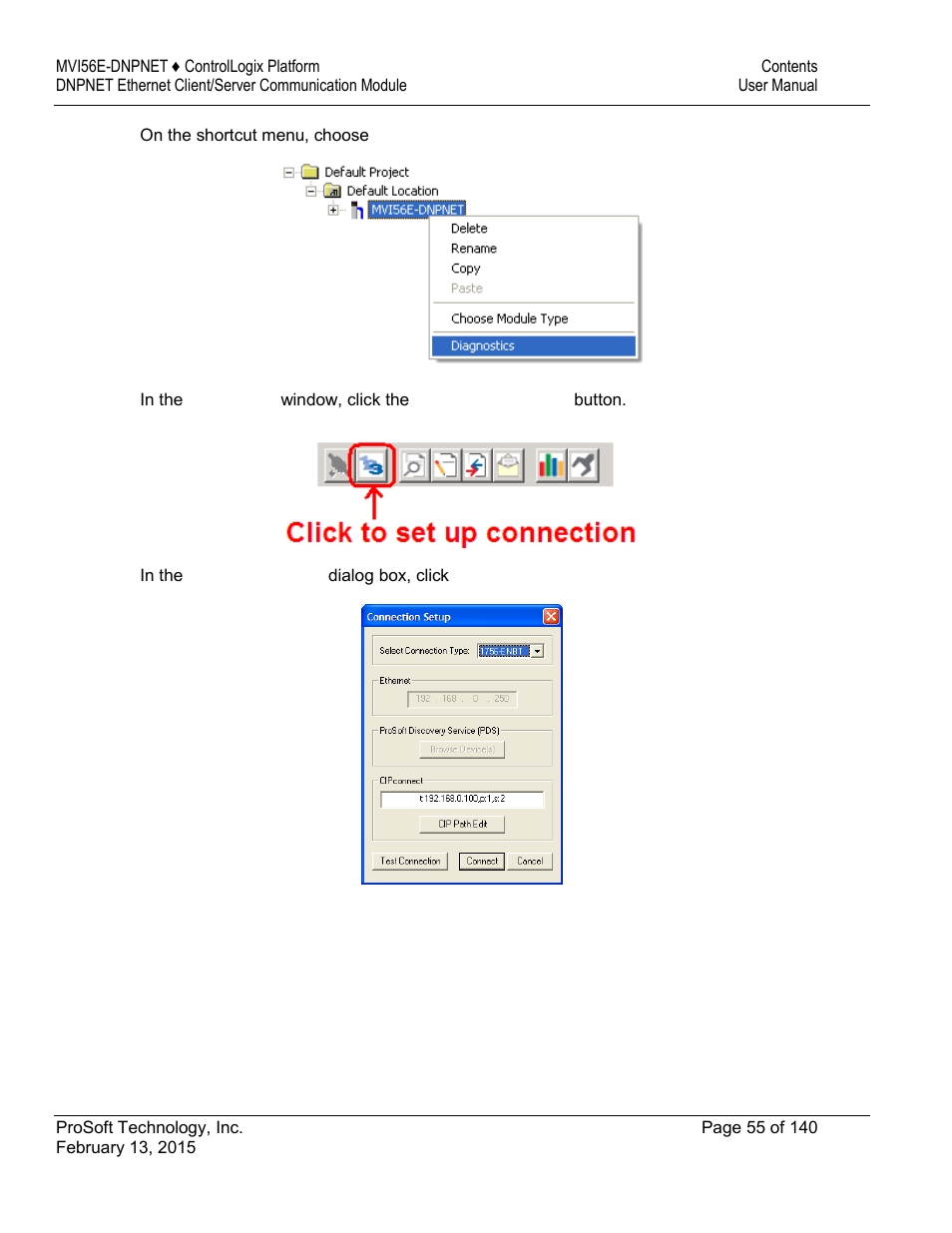 ProSoft Technology MVI56E-DNPNET User Manual | Page 55 / 140