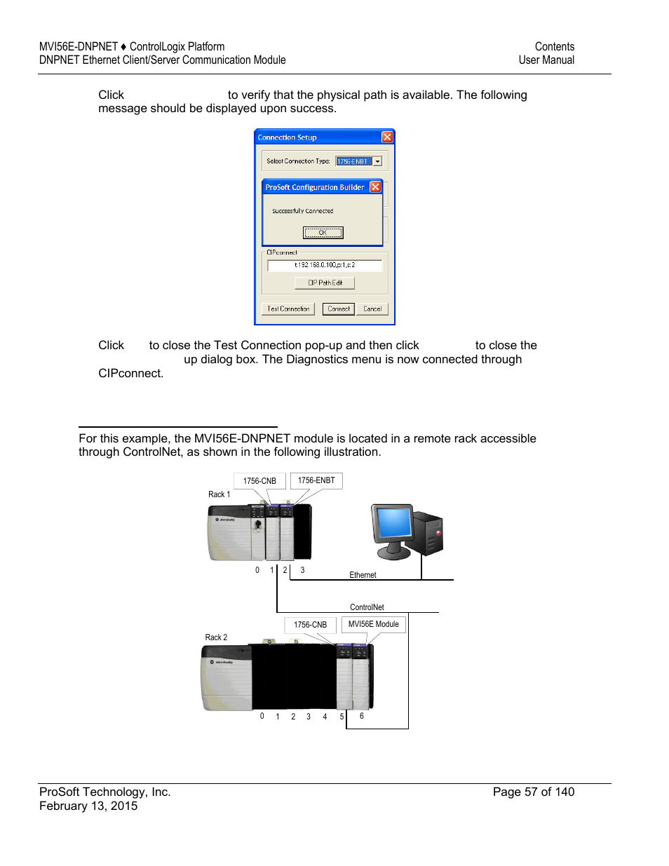 ProSoft Technology MVI56E-DNPNET User Manual | Page 57 / 140