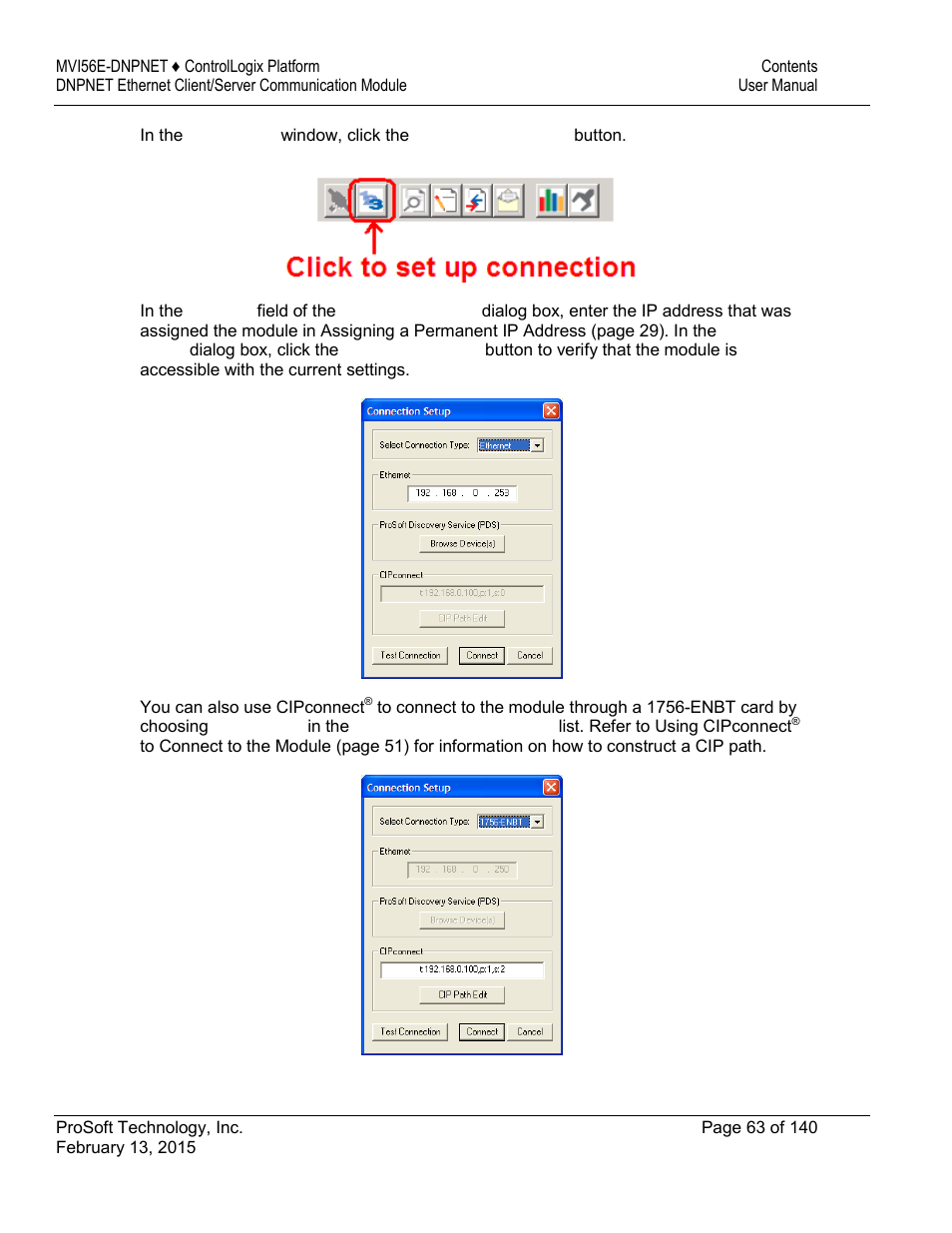 ProSoft Technology MVI56E-DNPNET User Manual | Page 63 / 140