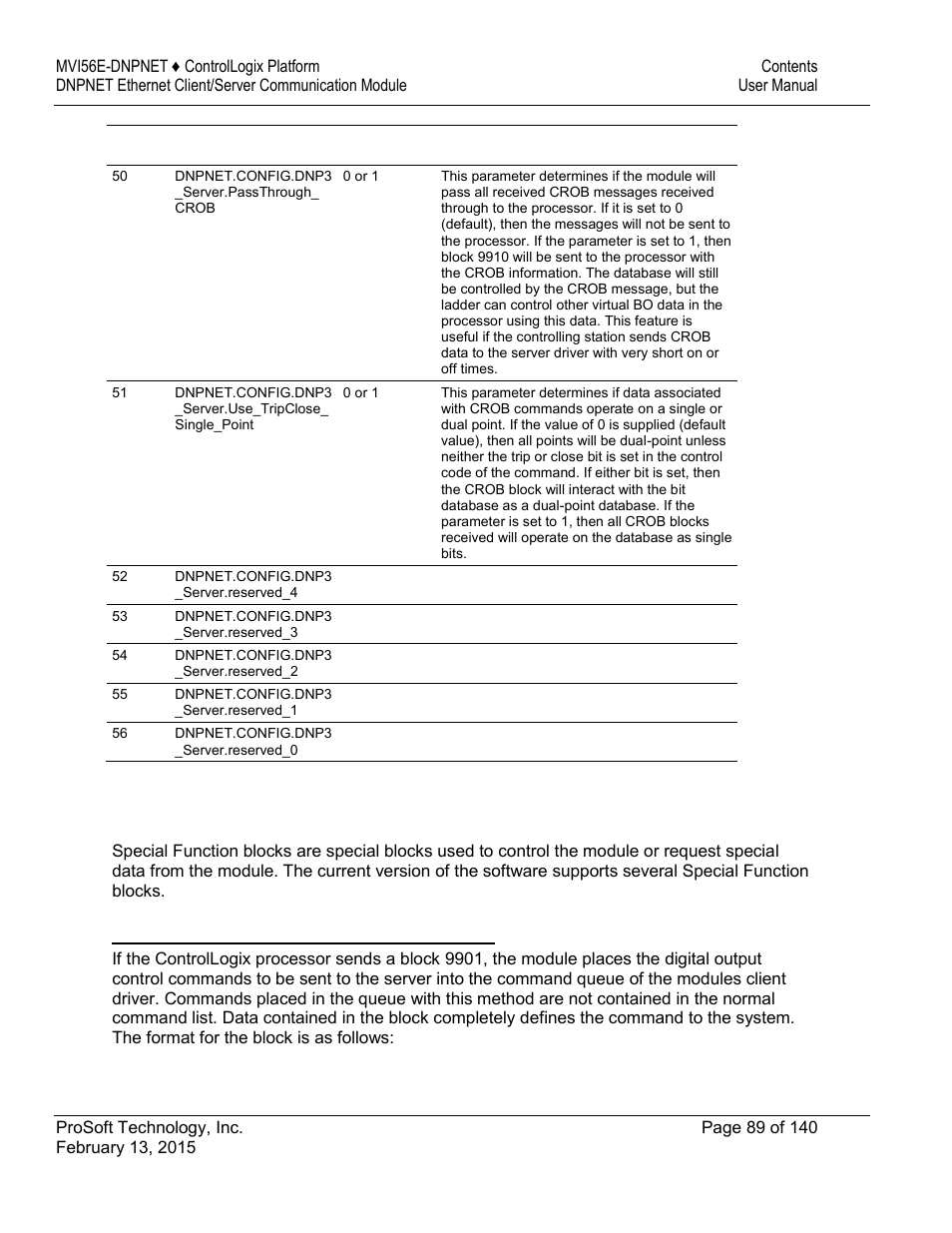 ProSoft Technology MVI56E-DNPNET User Manual | Page 89 / 140