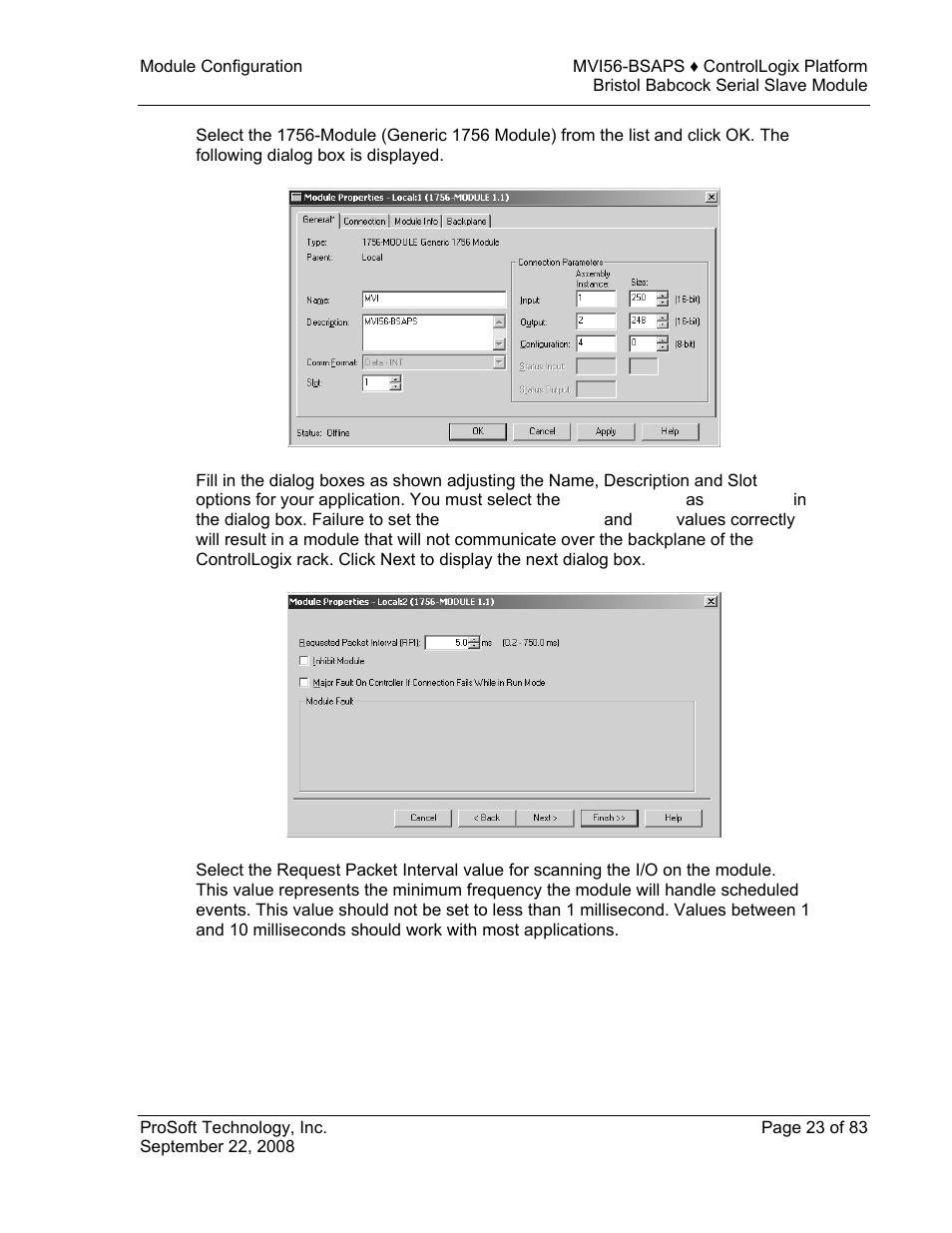 ProSoft Technology MVI56-BSAPS User Manual | Page 23 / 83