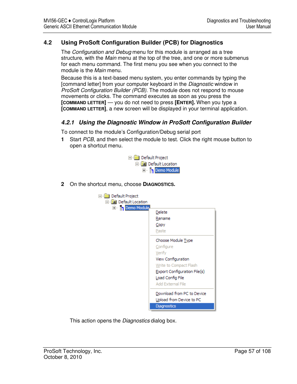 ProSoft Technology MVI56-GEC User Manual | Page 57 / 108