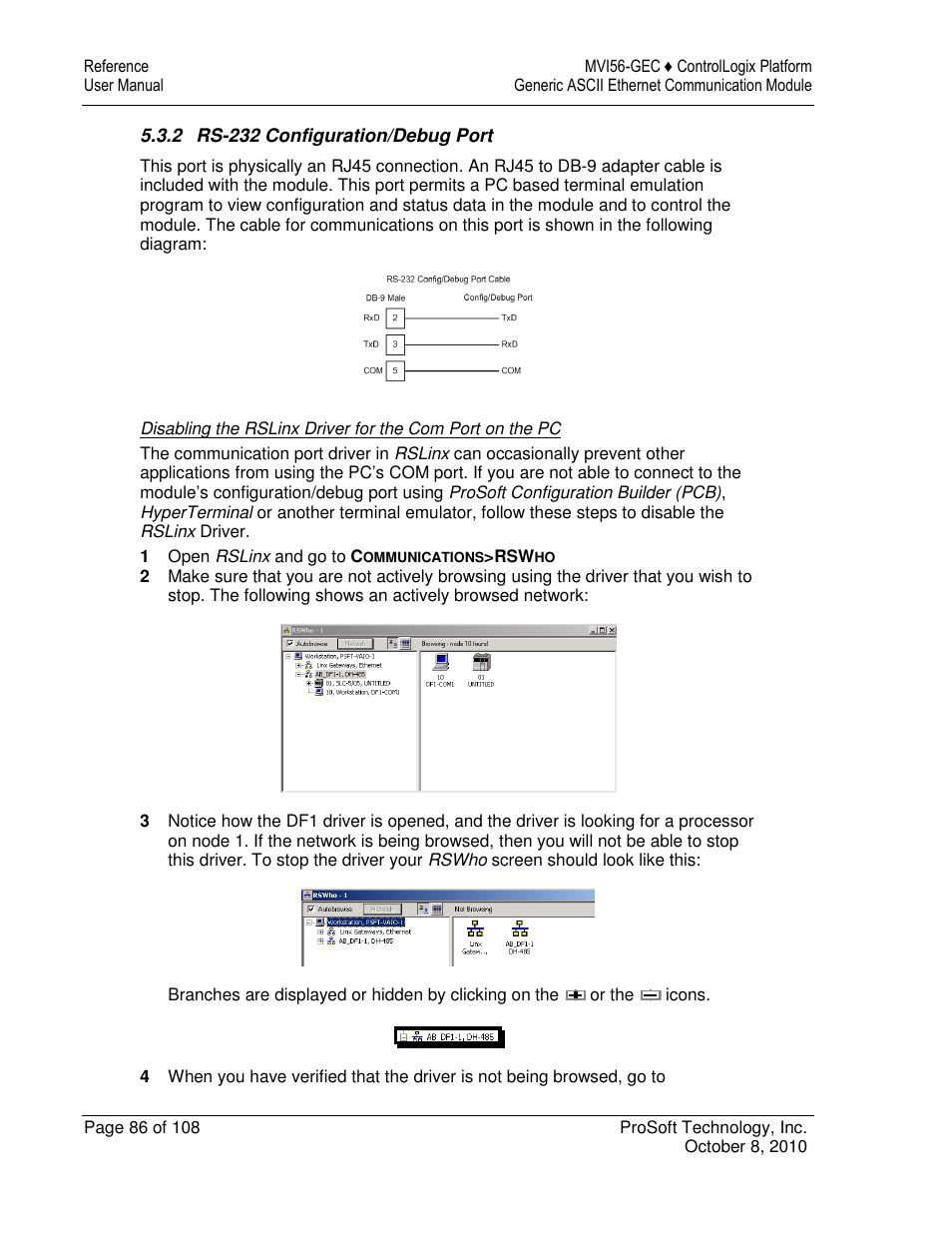 ProSoft Technology MVI56-GEC User Manual | Page 86 / 108
