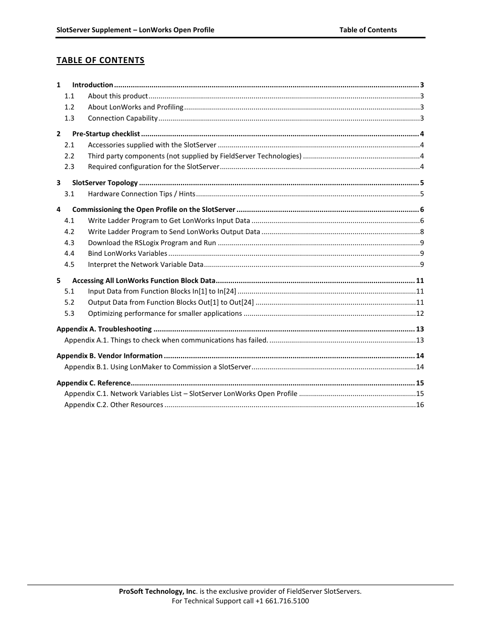 ProSoft Technology PS56-LON-001 User Manual | Page 2 / 16