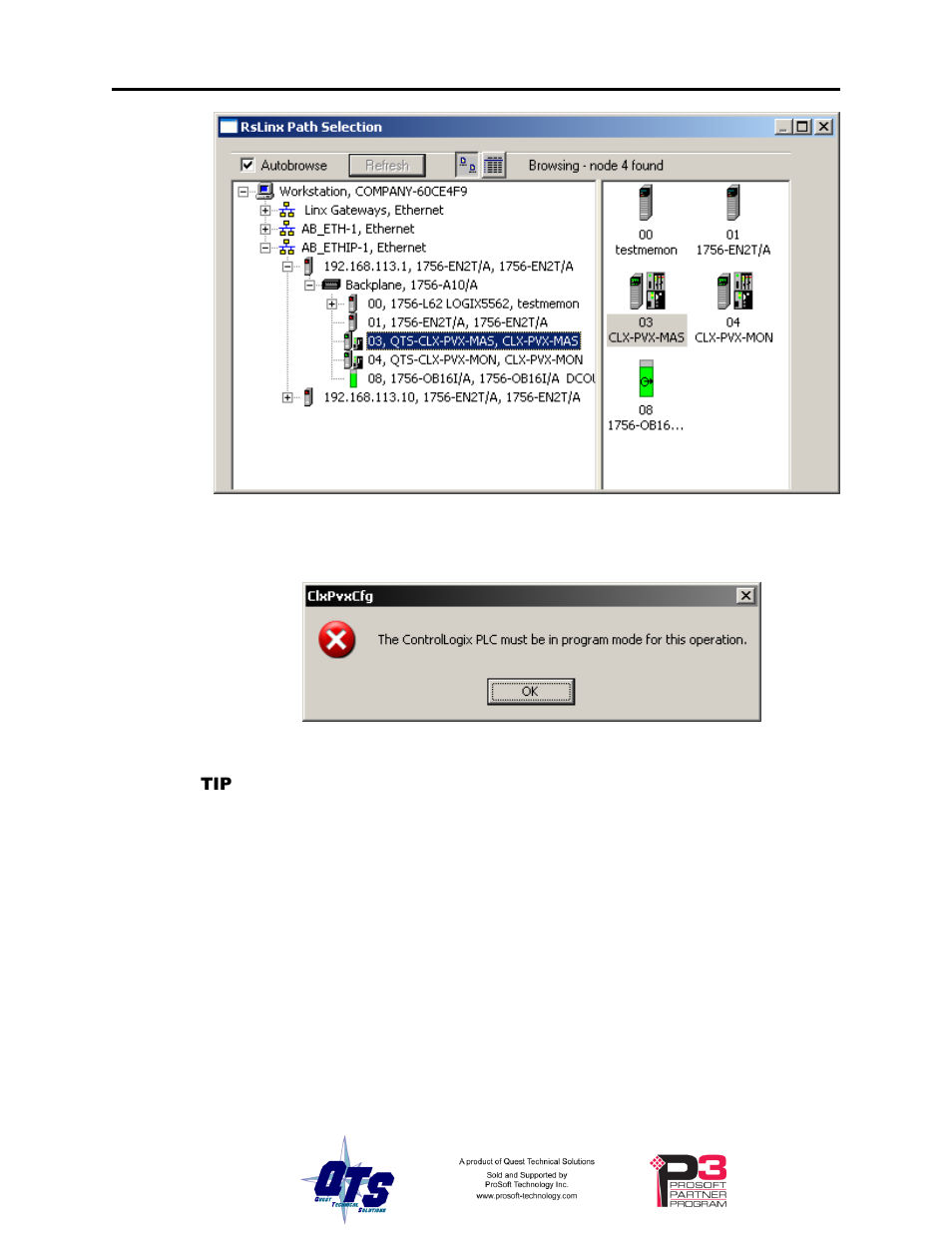 Saving a configuration file, Opening a configuration file, Clearing the configuration | ProSoft Technology CLX-PVX User Manual | Page 26 / 46