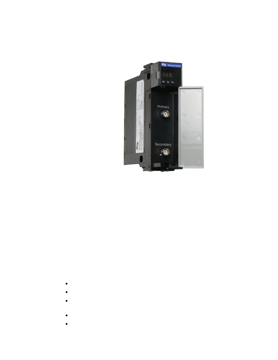 Qts-clx-pvx module overview | ProSoft Technology CLX-PVX User Manual | Page 7 / 46