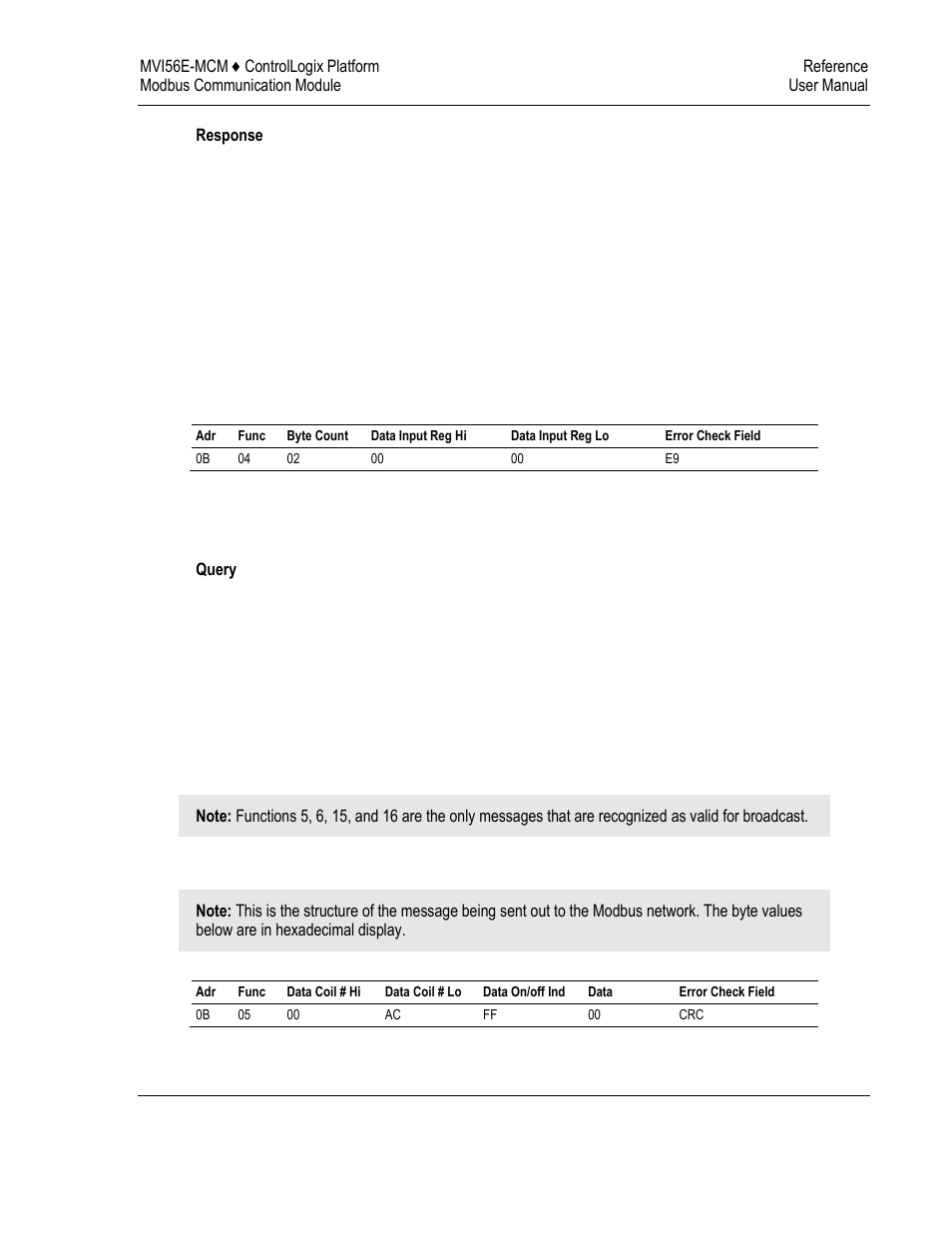 ProSoft Technology MVI56E-MCM/MCMXT User Manual | Page 165 / 199