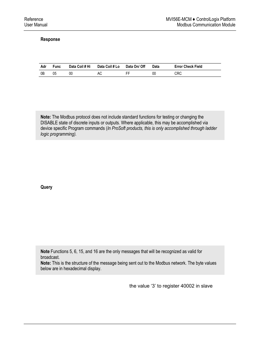 ProSoft Technology MVI56E-MCM/MCMXT User Manual | Page 166 / 199