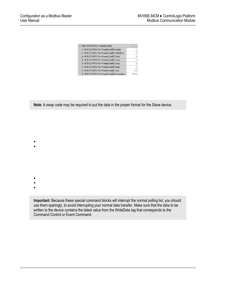 Command control and event command | ProSoft Technology MVI56E-MCM/MCMXT User Manual | Page 52 / 199
