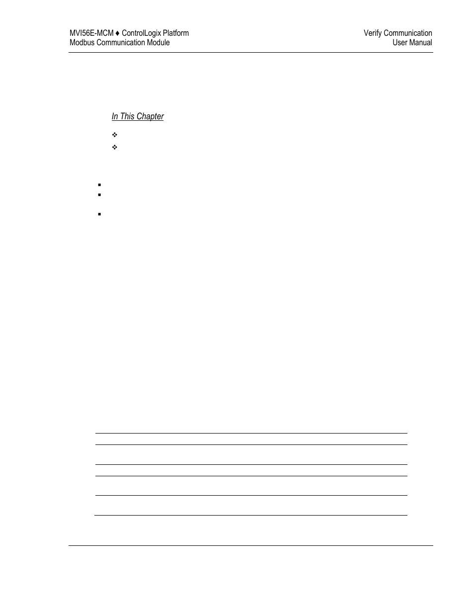 4verify communication | ProSoft Technology MVI56E-MCM/MCMXT User Manual | Page 67 / 199