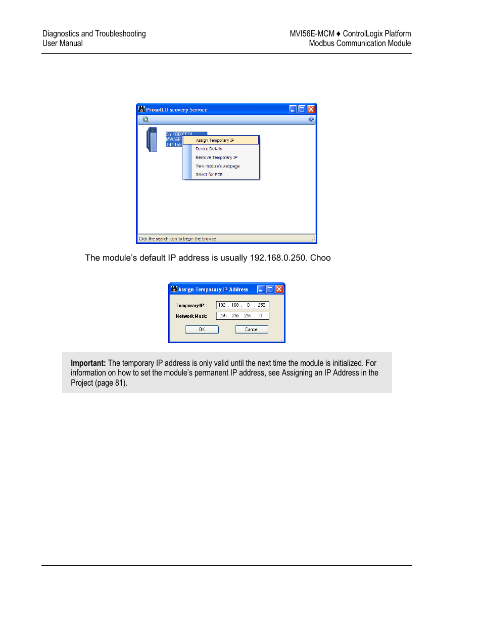 ProSoft Technology MVI56E-MCM/MCMXT User Manual | Page 96 / 199