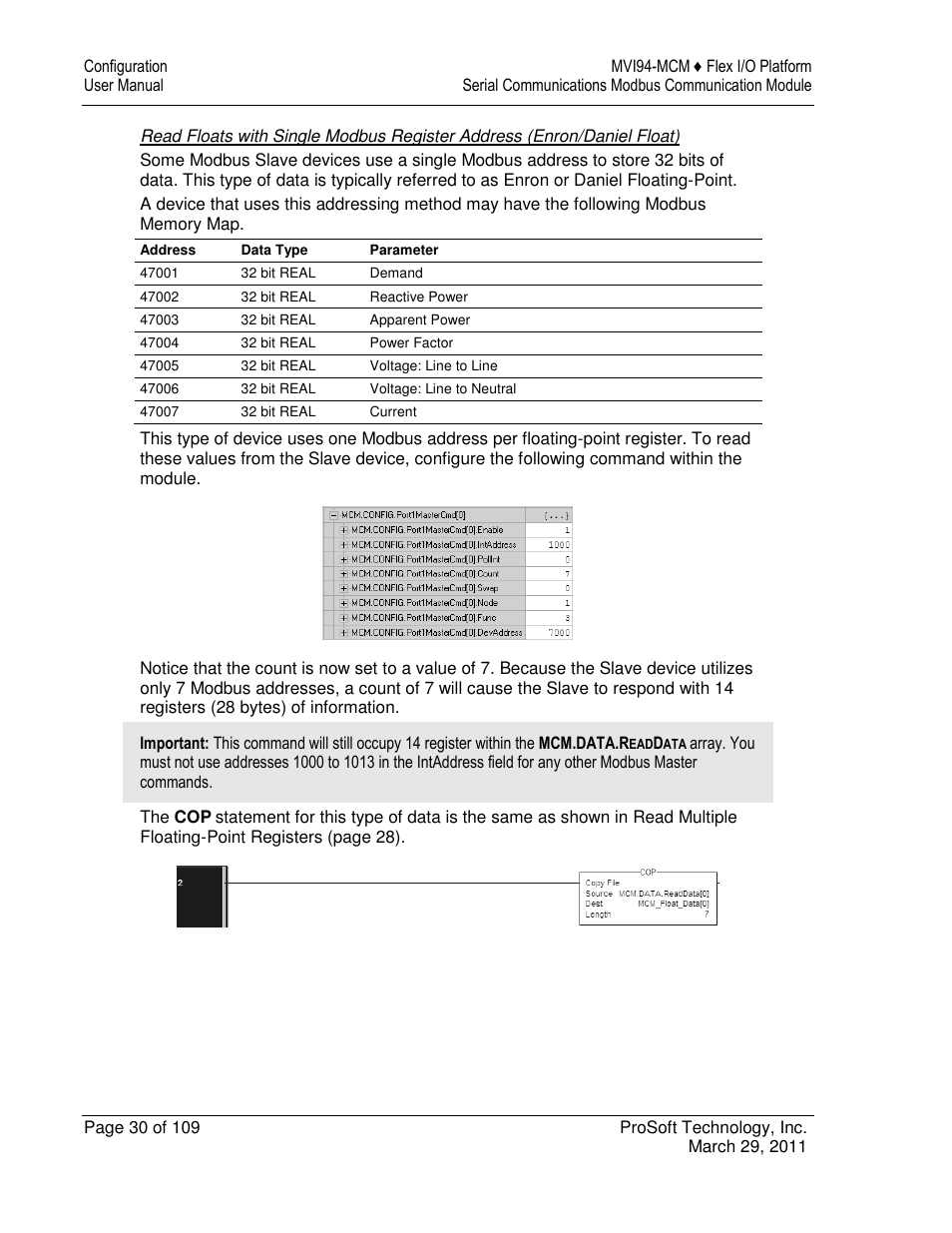 ProSoft Technology MVI94-MCM-MHI User Manual | Page 30 / 109