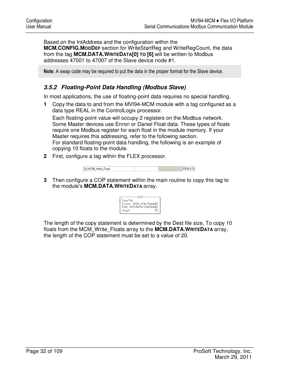 ProSoft Technology MVI94-MCM-MHI User Manual | Page 32 / 109
