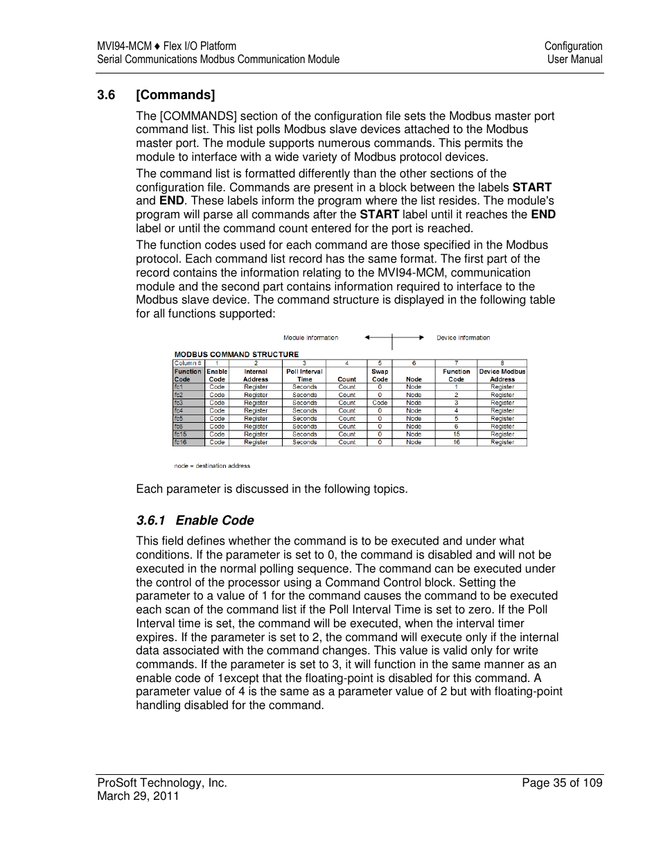 ProSoft Technology MVI94-MCM-MHI User Manual | Page 35 / 109