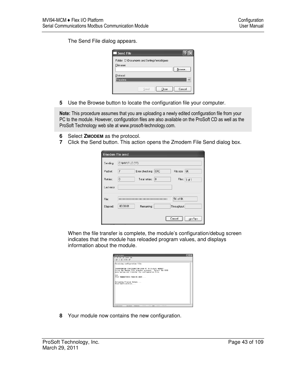 ProSoft Technology MVI94-MCM-MHI User Manual | Page 43 / 109