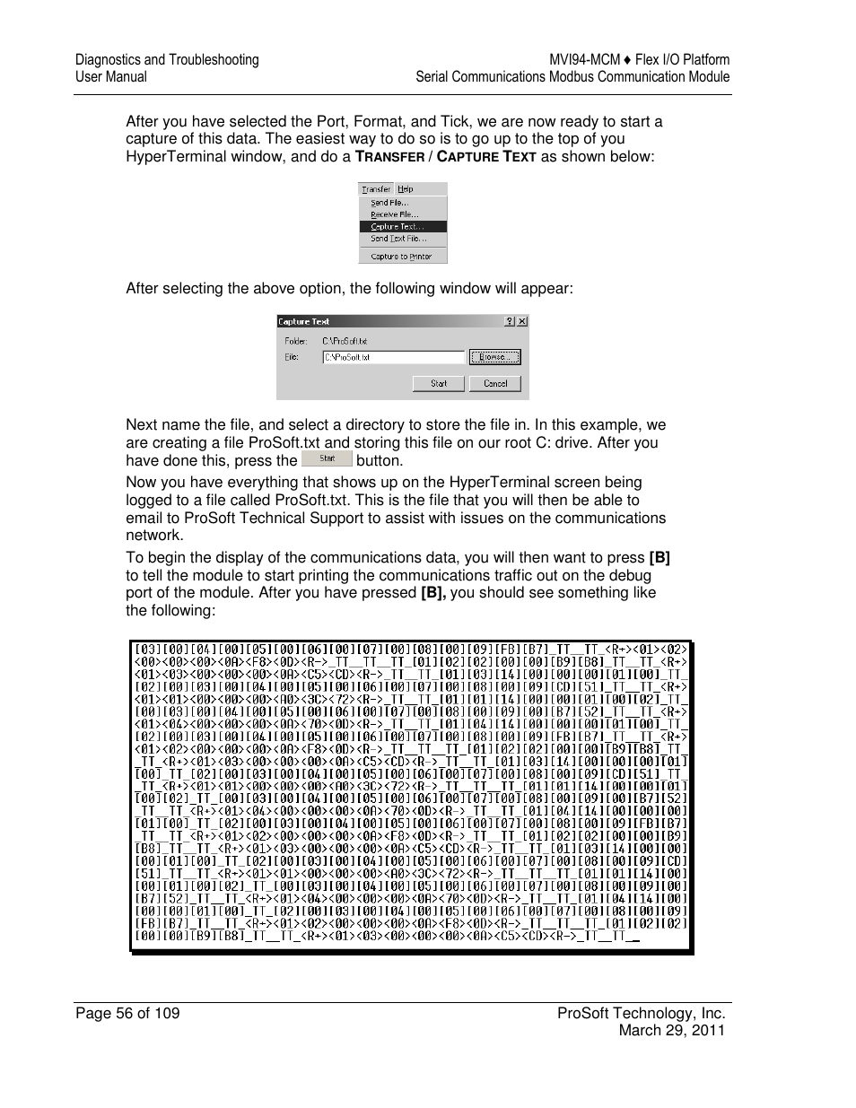 ProSoft Technology MVI94-MCM-MHI User Manual | Page 56 / 109