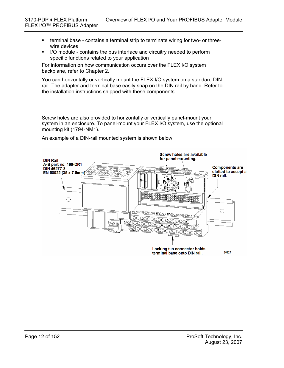 Mount and remove your system easily | ProSoft Technology 3170-PDP User Manual | Page 12 / 152