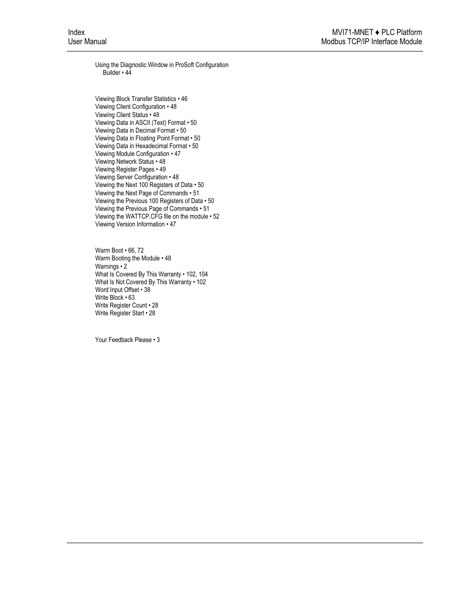 ProSoft Technology MVI71-MNET User Manual | Page 109 / 109