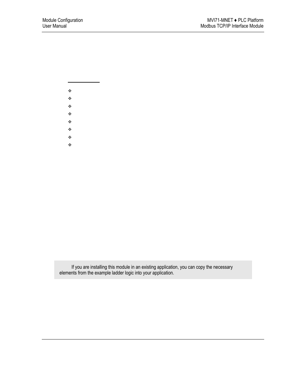 Module configuration, Installing and configuring the module, 2 module configuration | ProSoft Technology MVI71-MNET User Manual | Page 19 / 109