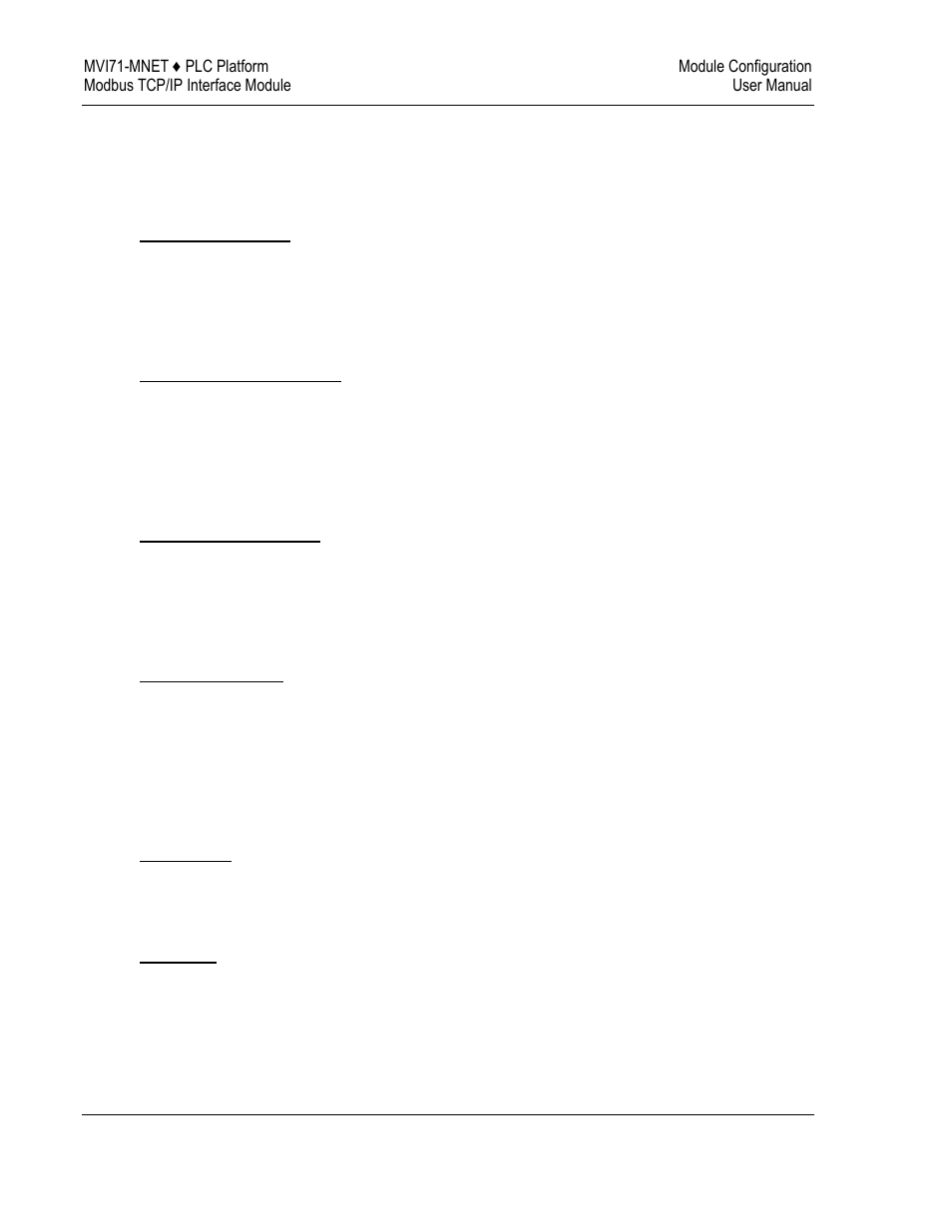 Mnet client x, Error/status pointer, Minimum command delay | Command error pointer, Response timeout, Retry count, Float flag | ProSoft Technology MVI71-MNET User Manual | Page 30 / 109