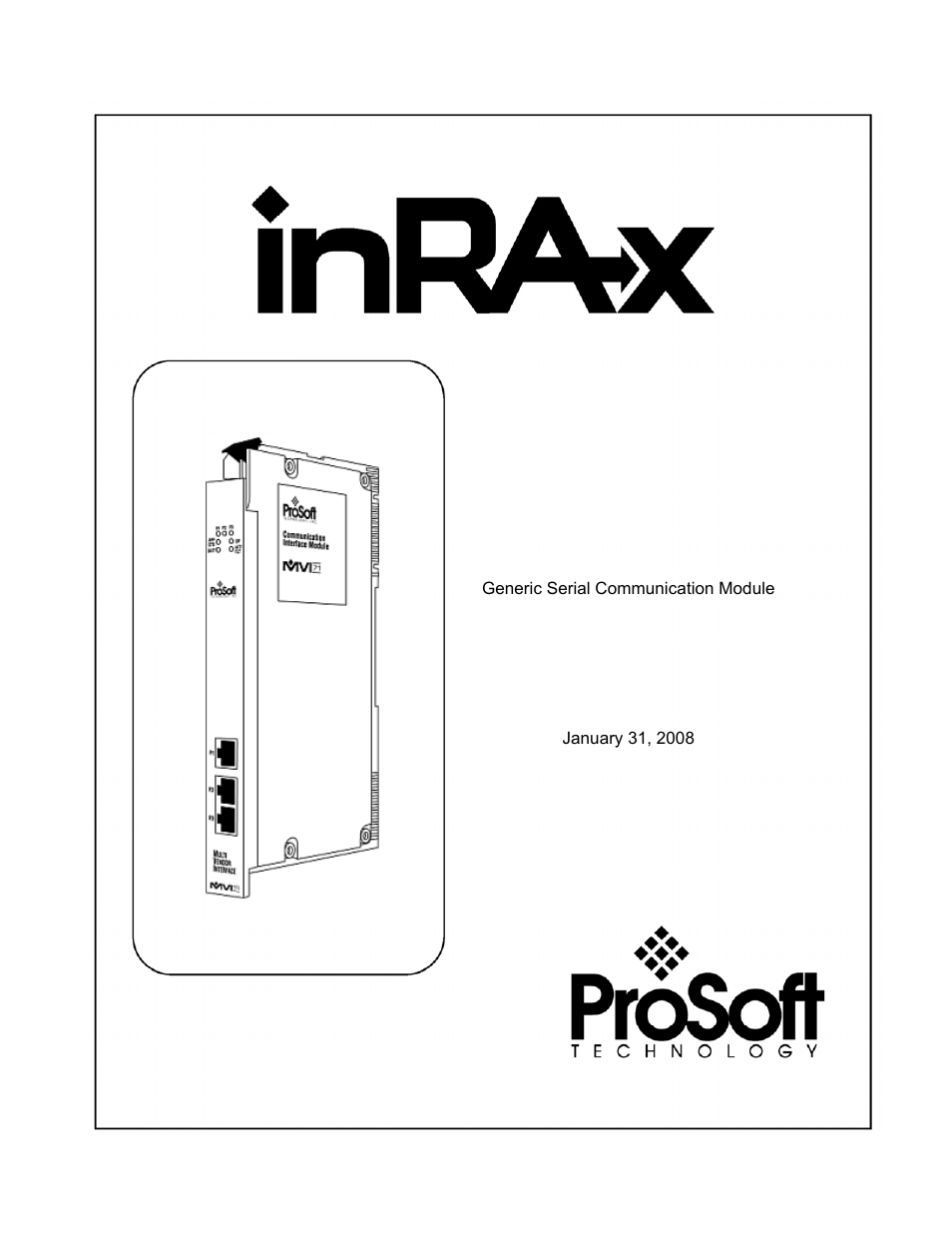 ProSoft Technology MVI71-GSC User Manual | 82 pages