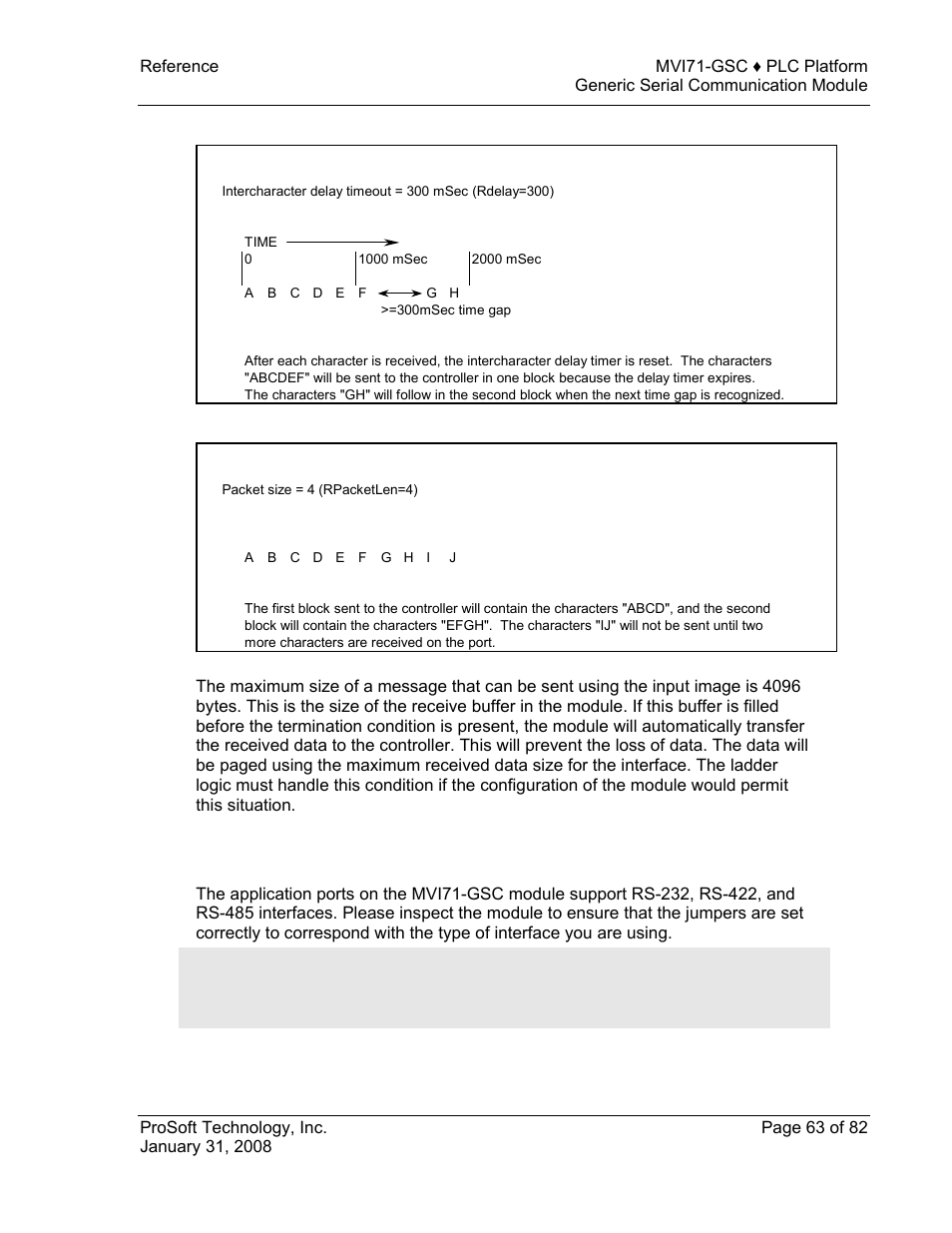 Cable connections, Cable, Connections | ProSoft Technology MVI71-GSC User Manual | Page 63 / 82