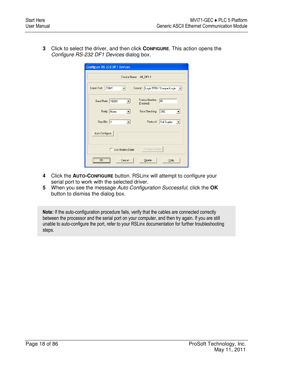 ProSoft Technology MVI71-GEC User Manual | Page 18 / 86