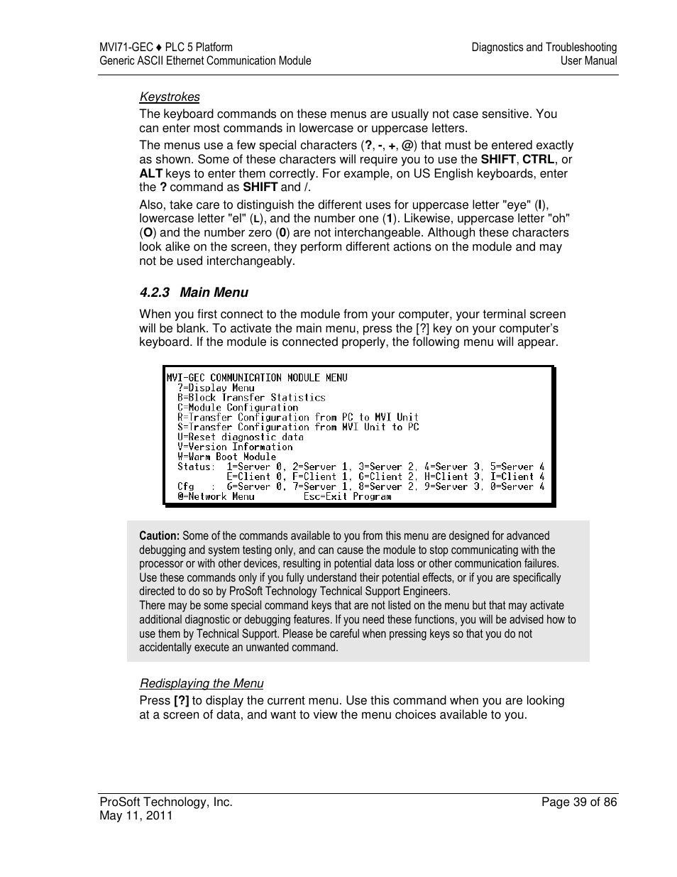 ProSoft Technology MVI71-GEC User Manual | Page 39 / 86