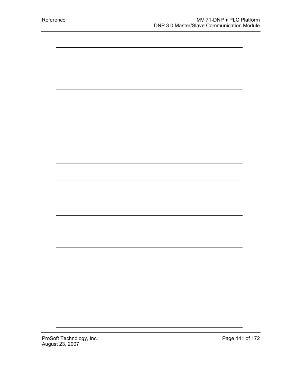 Device profile, Device, Profile | 13 device profile | ProSoft Technology MVI71-DNP User Manual | Page 141 / 172