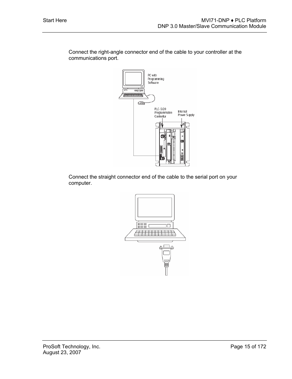 Connect your pc to the processor | ProSoft Technology MVI71-DNP User Manual | Page 15 / 172